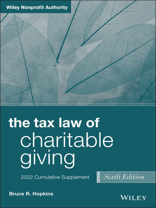 Title details for The Tax Law of Charitable Giving by Bruce R. Hopkins - Available